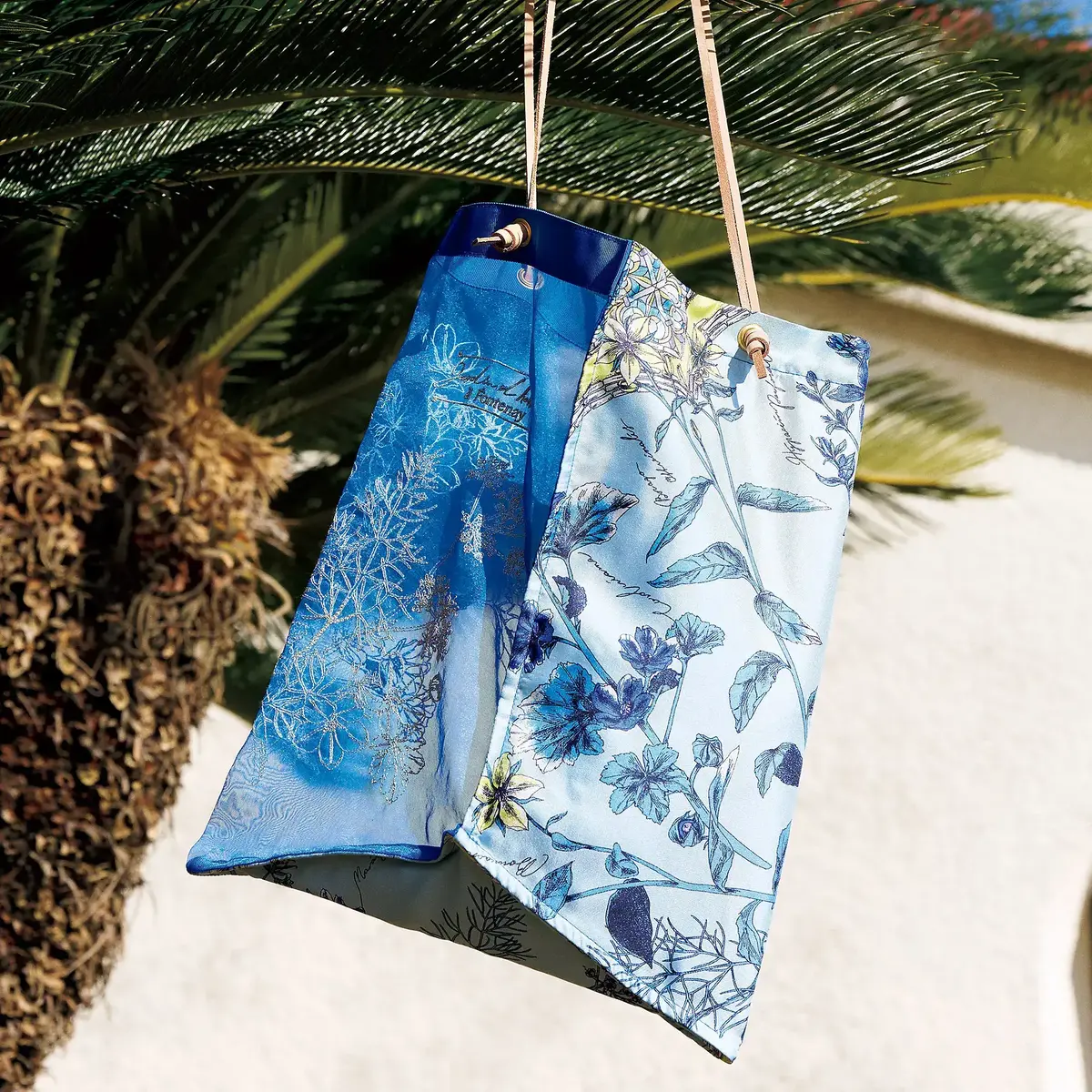 manipuri オーガンジー×シルクトートL