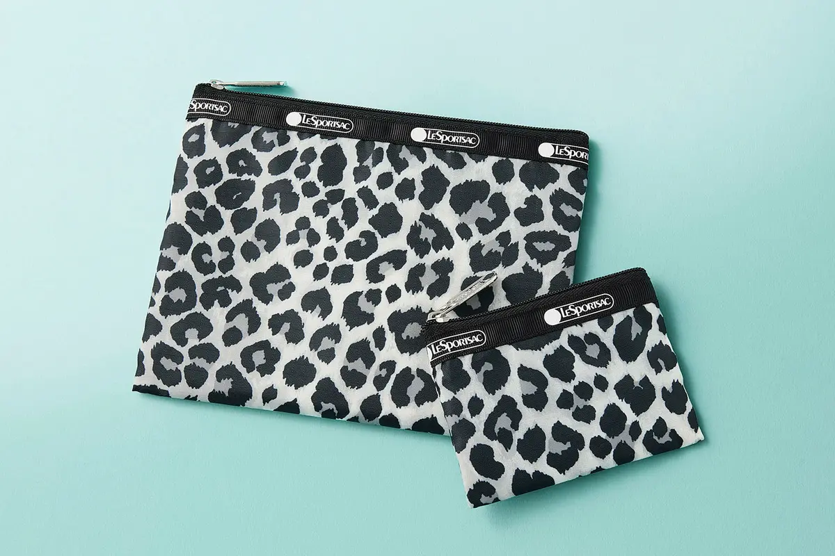 【4月号付録：レスポートサック×エクラ】大人のレオパード柄ポーチセット