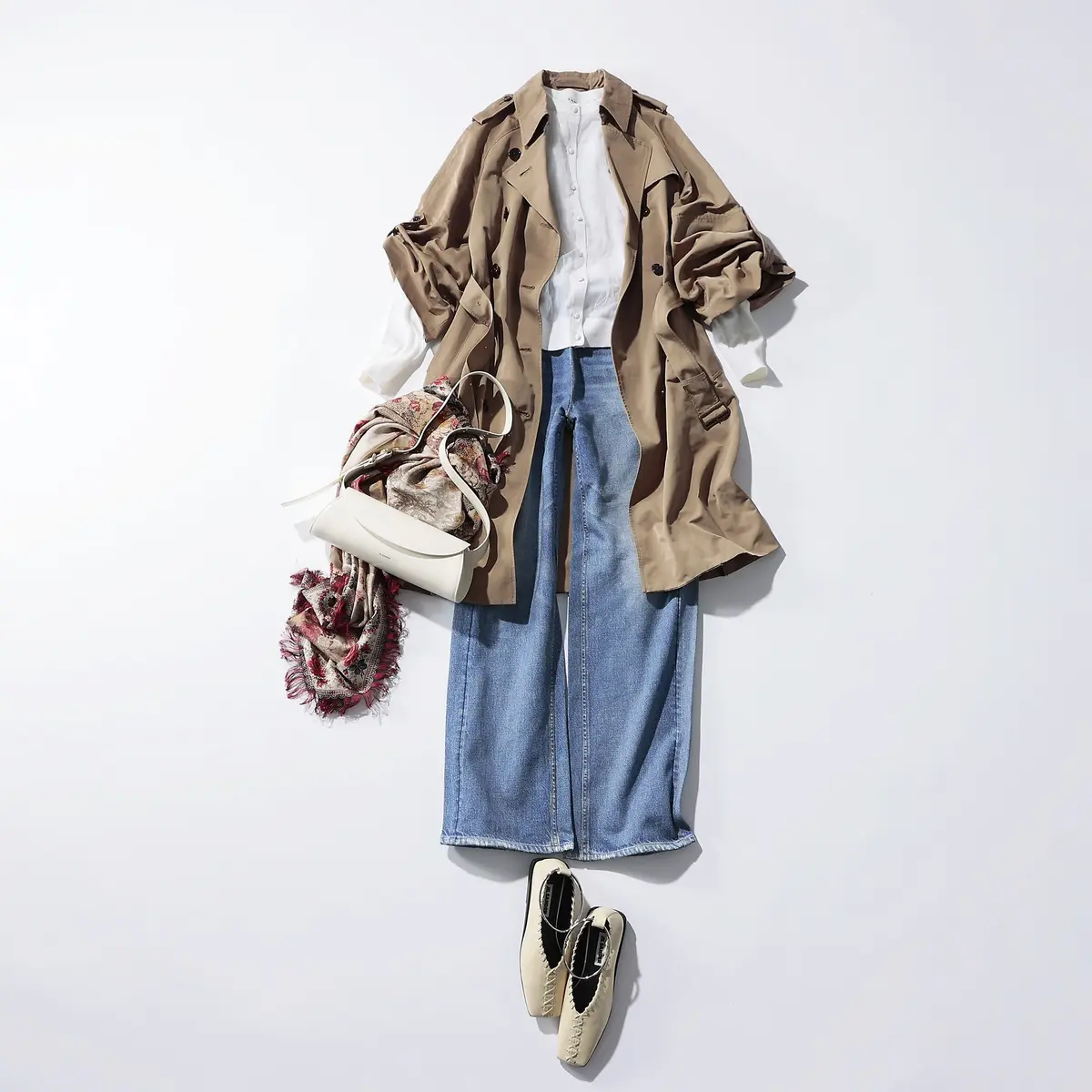 Room no.8×eclat 【別注】2WAYスリーブトレンチコート