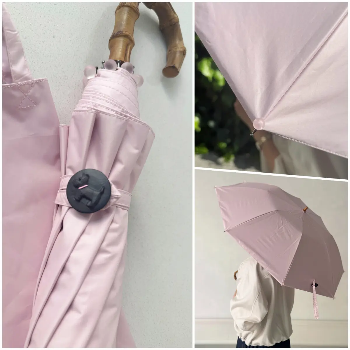 エクラ 華組　根本有加里さん　50代　UV対策　日傘　日傘コーデ