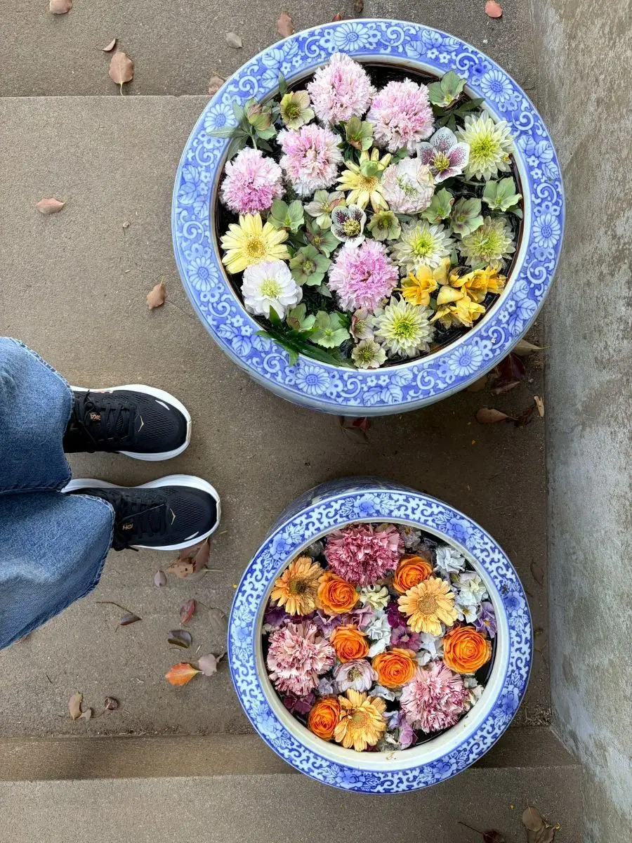 御嶽神社／富士浅間神社の花手水