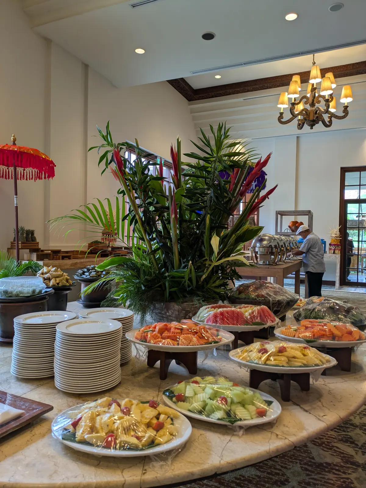 ディナーブュッフェ。