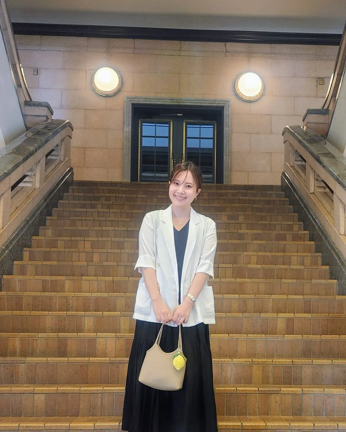 横浜ランチ、日本大通り、レストランアルティザン、ビストロ、フレンチ、40代ファッション、プリン、プリンアラモード、ステックフリット、初夏、