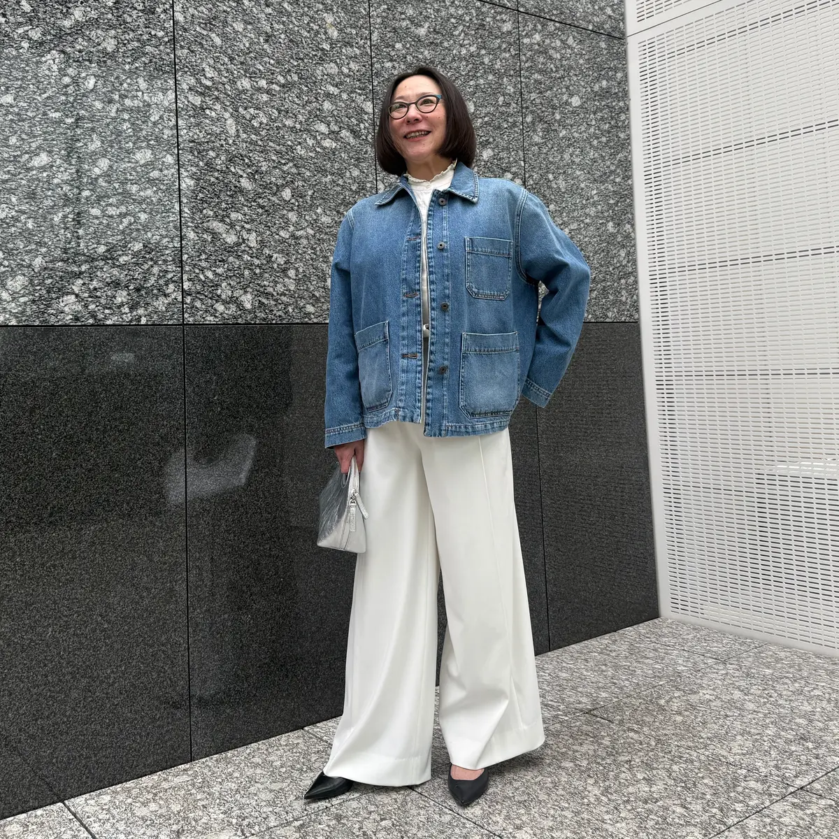 Weekend Max Mara デニムジャケット ￥80,300を着たF美