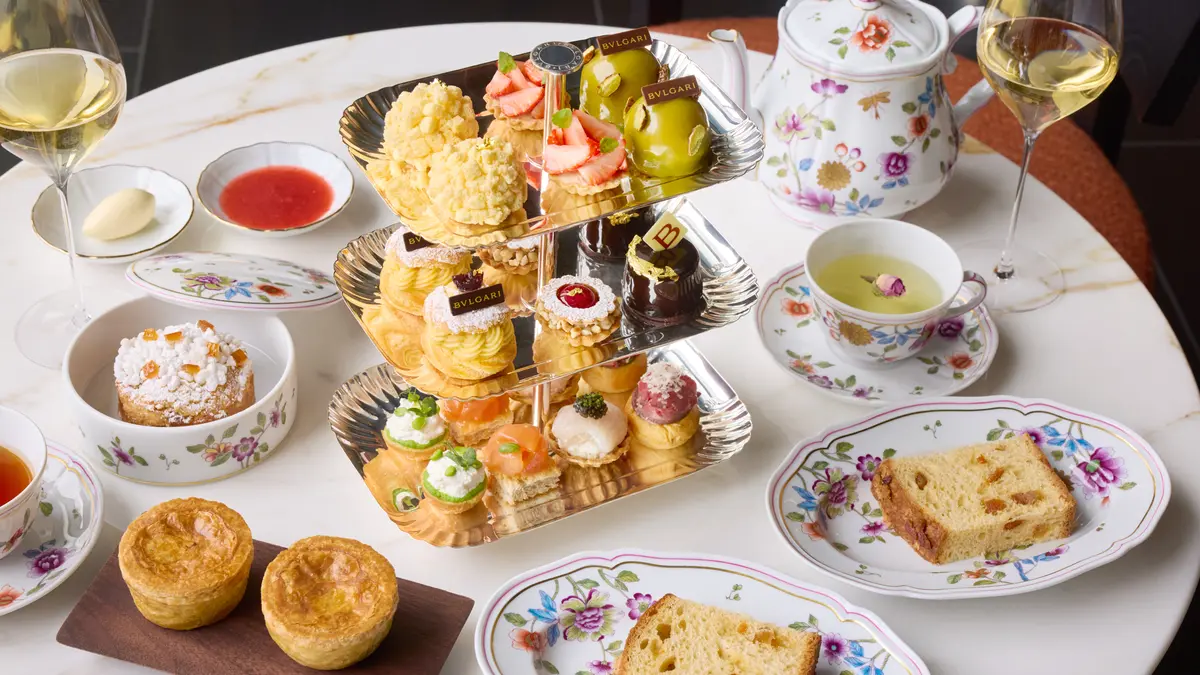 アフタヌーンティー　ブルガリホテル東京　ブルガリ ラウンジ