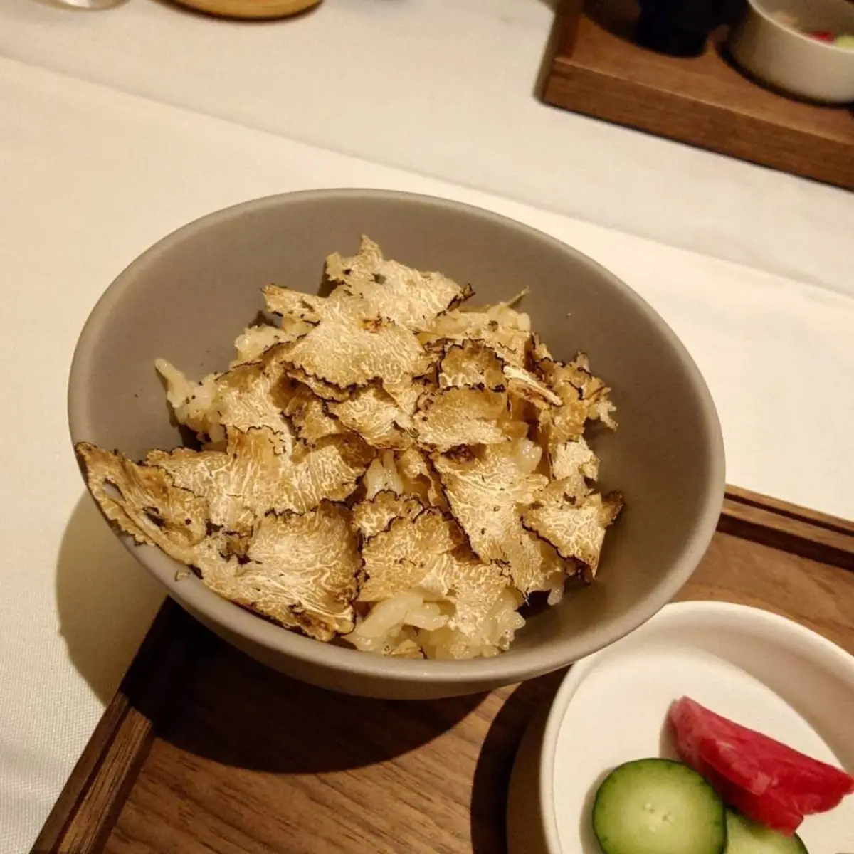 三輪湯河原のトリュフ御飯