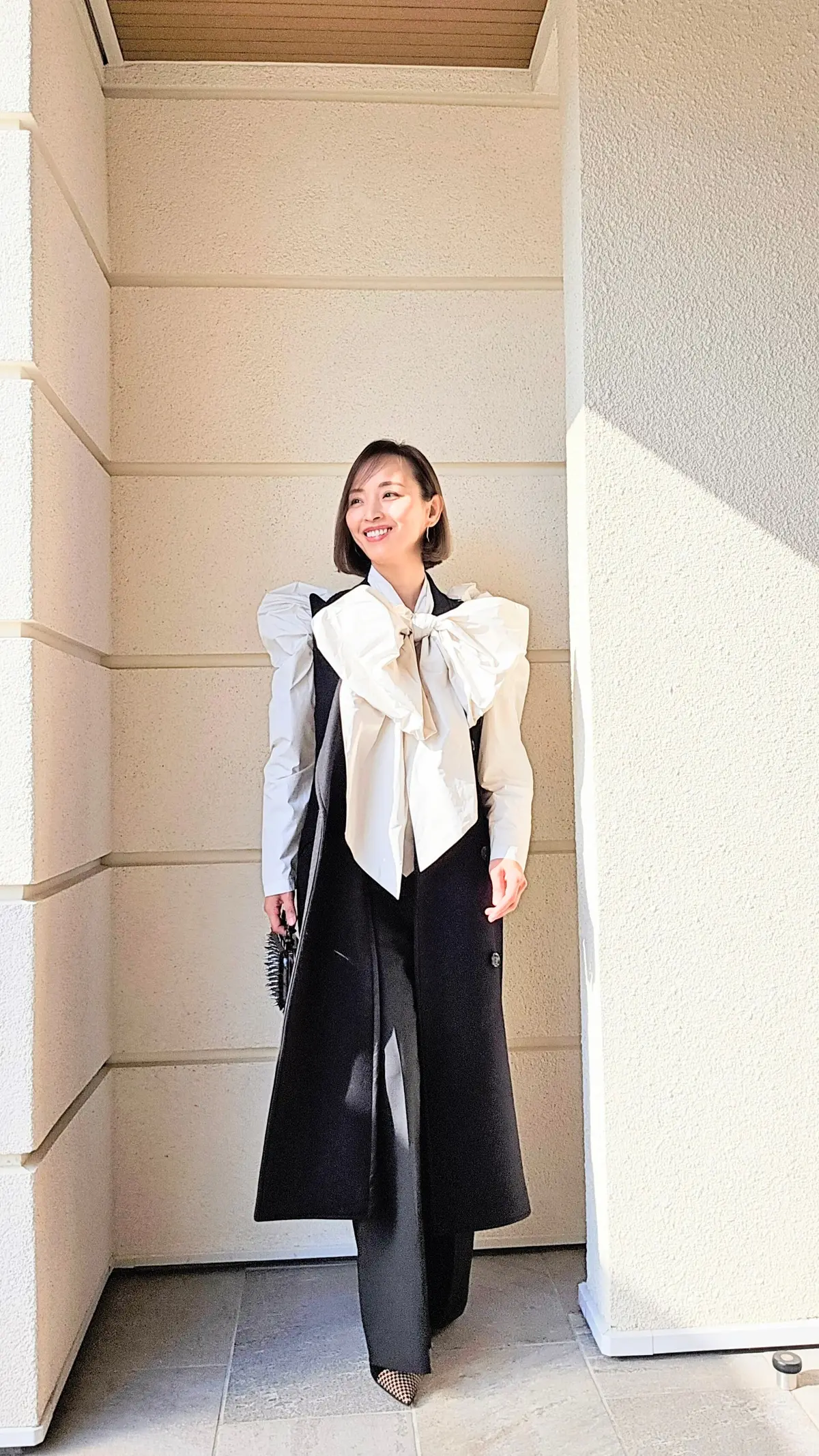 ビッグリボンシャツ一枚で楽しむ春コーデの画像_5