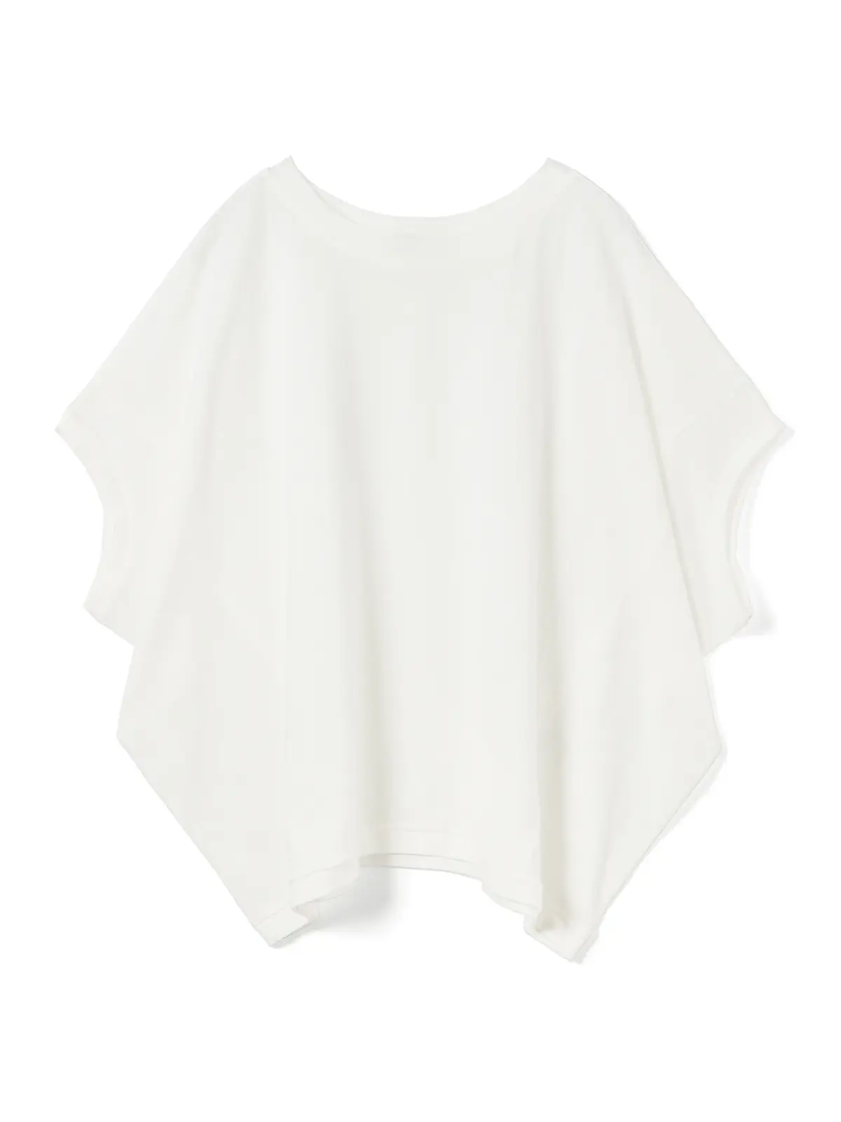 ミズイロインド　Tシャツ　オフホワイト　コクーンワイドプルオーバー