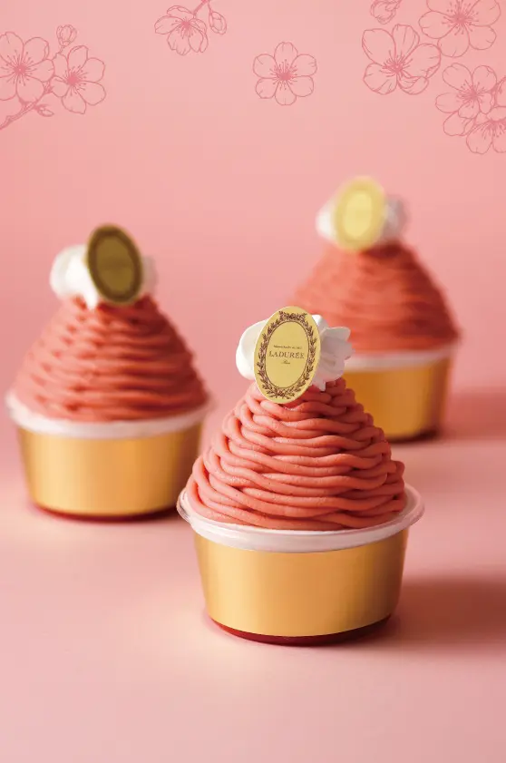 モンブラン・サクラ・フレーズ ラデュレ 2026年 桜アフタヌーンティー 