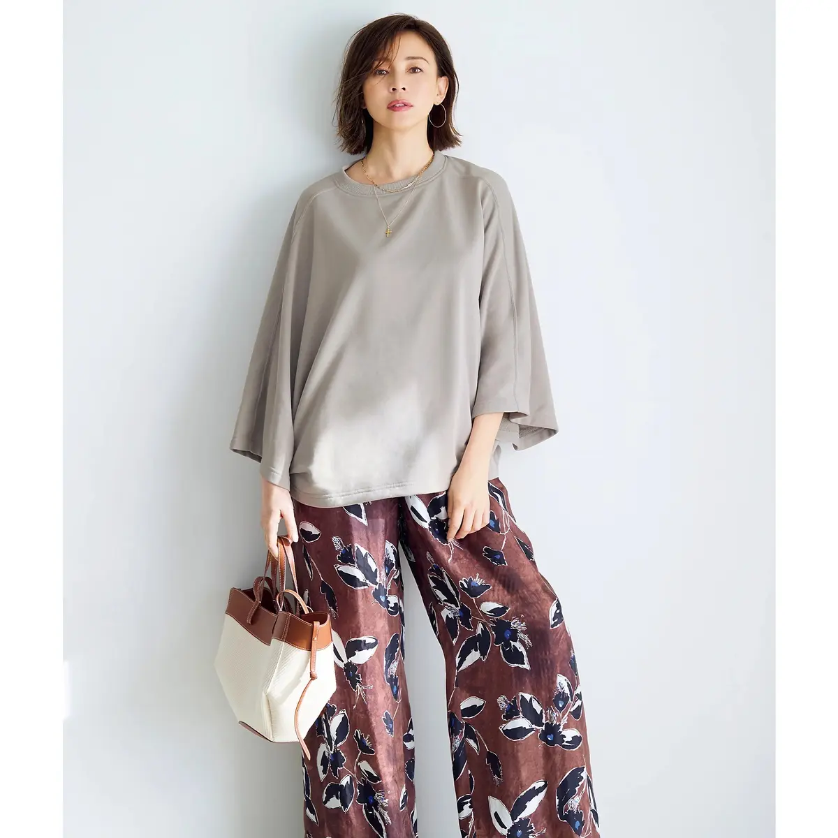 COGTHEBIGSMOKE × éclat リラクシー裾タックスウェット