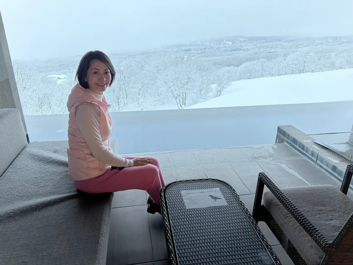 客室露天風呂付きのお部屋で、スキーをするの画像_4