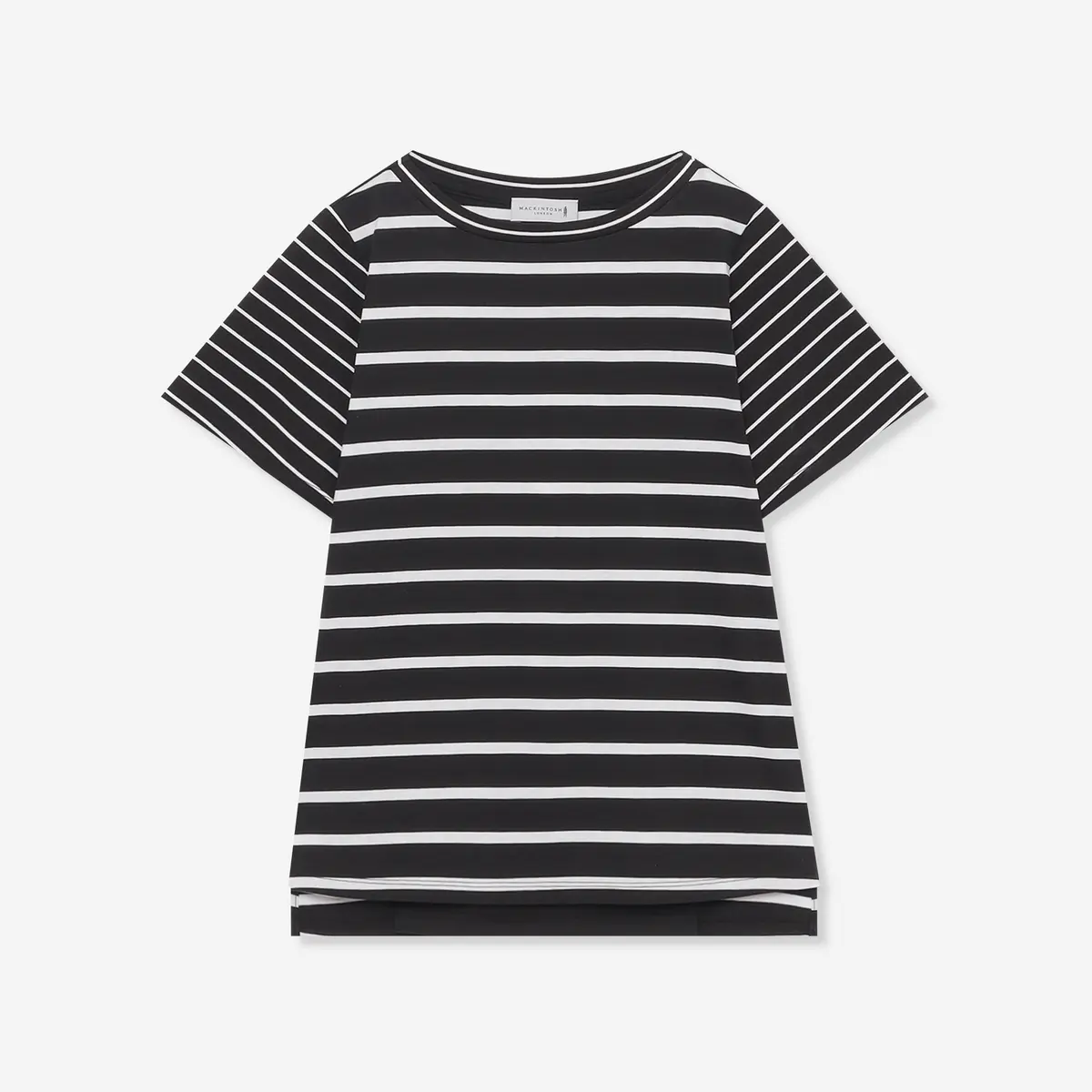 マッキントッシュ ロンドン　Tシャツ　ホフホワイト　黒　ボーダー