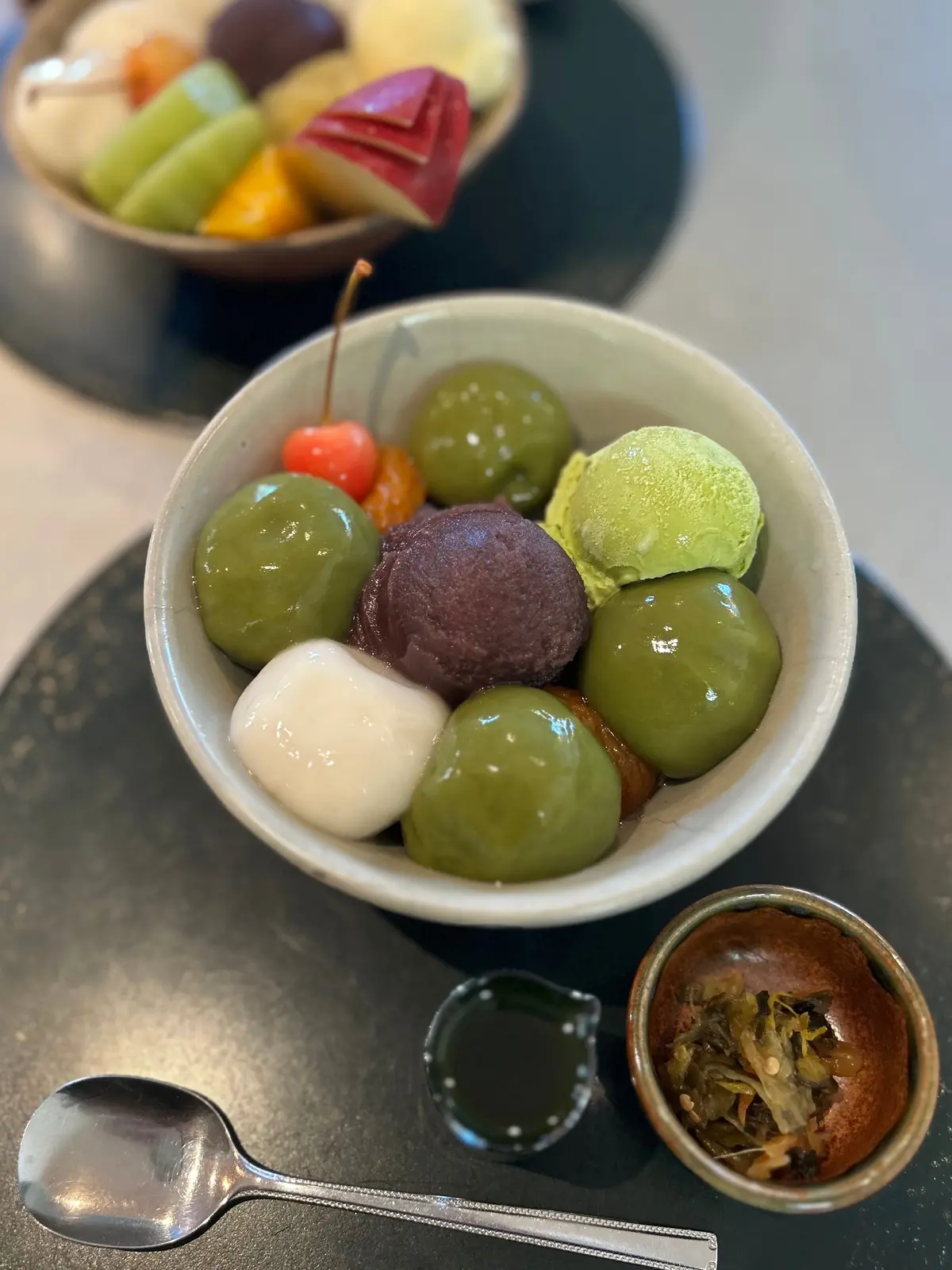 茶房雲母　きらら鎌倉　宇治抹茶しらたま　鎌倉カフェ　鎌倉グルメ　