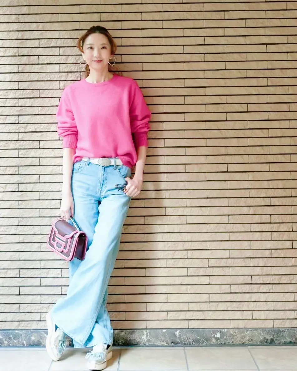 梅香る季節、ピンクのニットで春支度🌸の画像_2