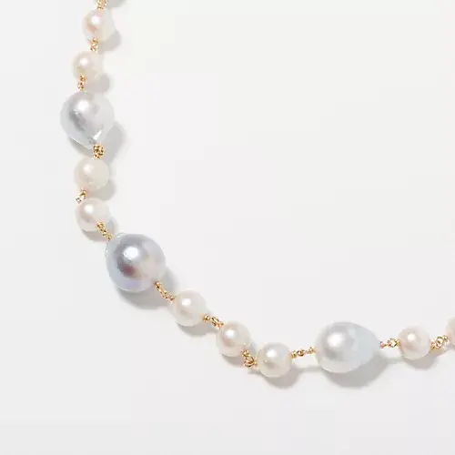 Bon Magique×eclat 【別注】白蝶パール　ロングネックレス ￥396,000