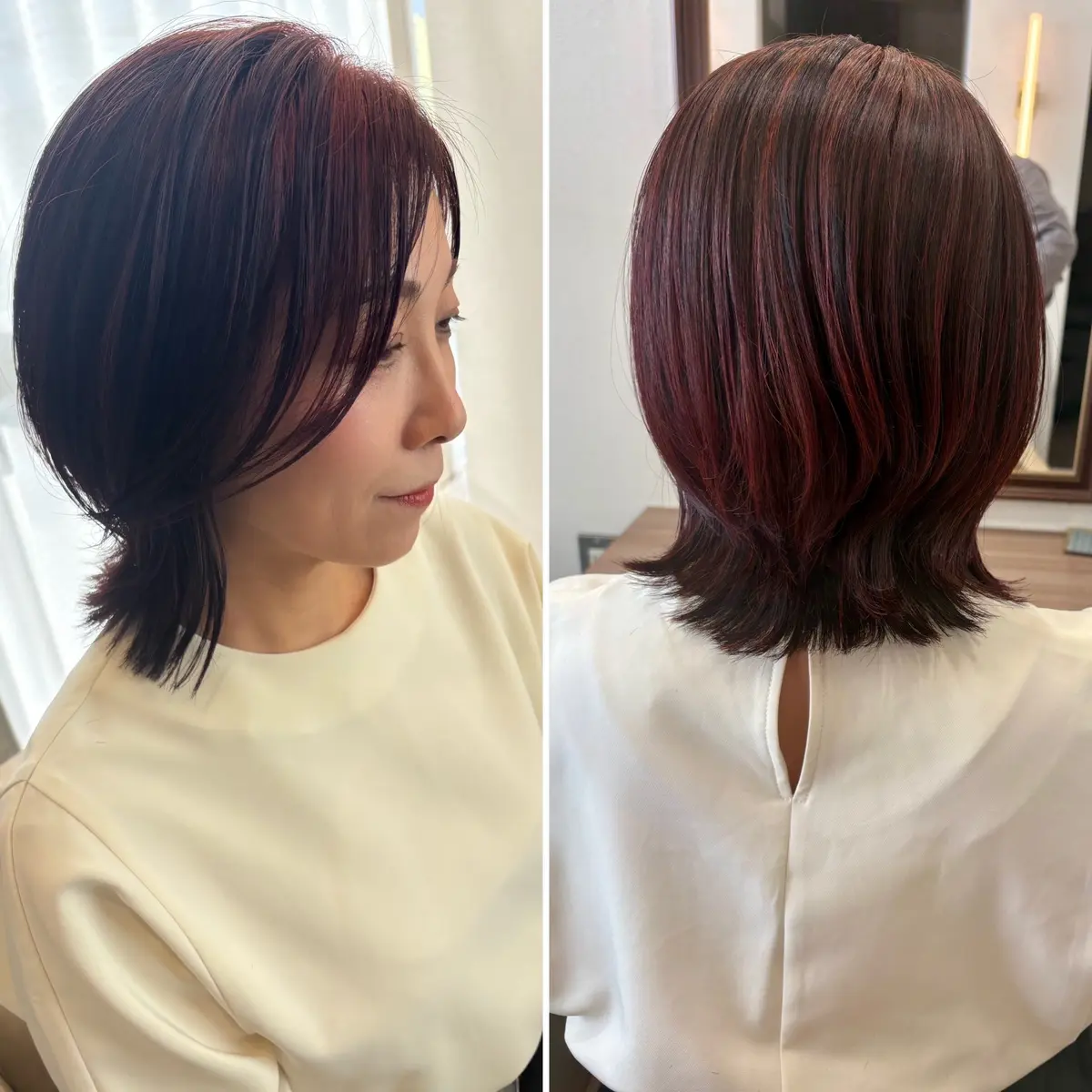 心も髪もリフレッシュ！ミディアムレイヤーの画像_12