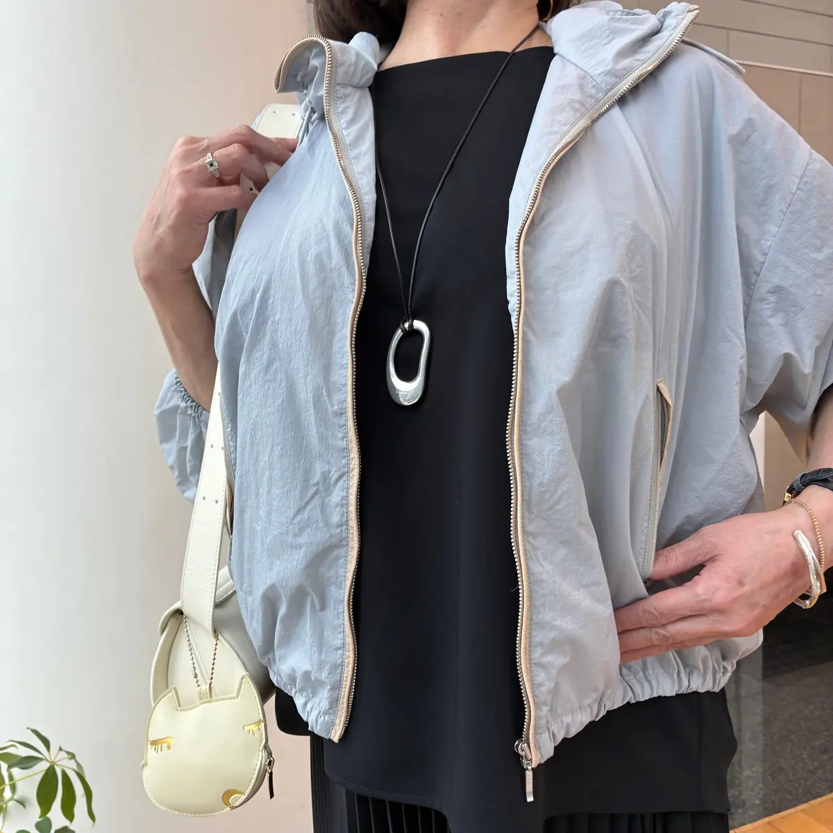 E by eclat 超軽量撥水ブルゾン ￥25,300を着たＦ美