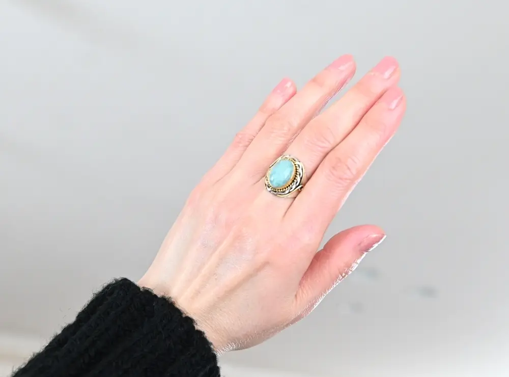 天然石のボリュームリングの画像_3