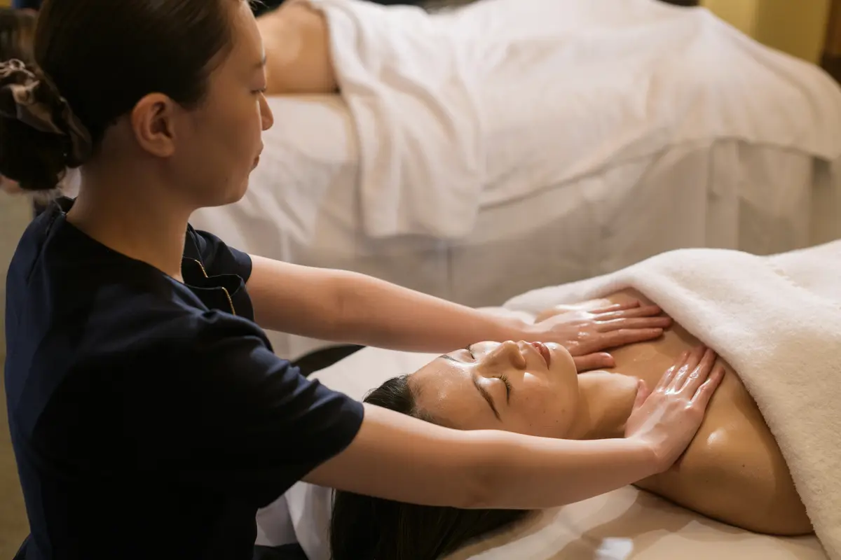 スパ＆ウェルネス　Relabo Medical Spa & Stay スパ施術風景 青森県 大人のひとり旅