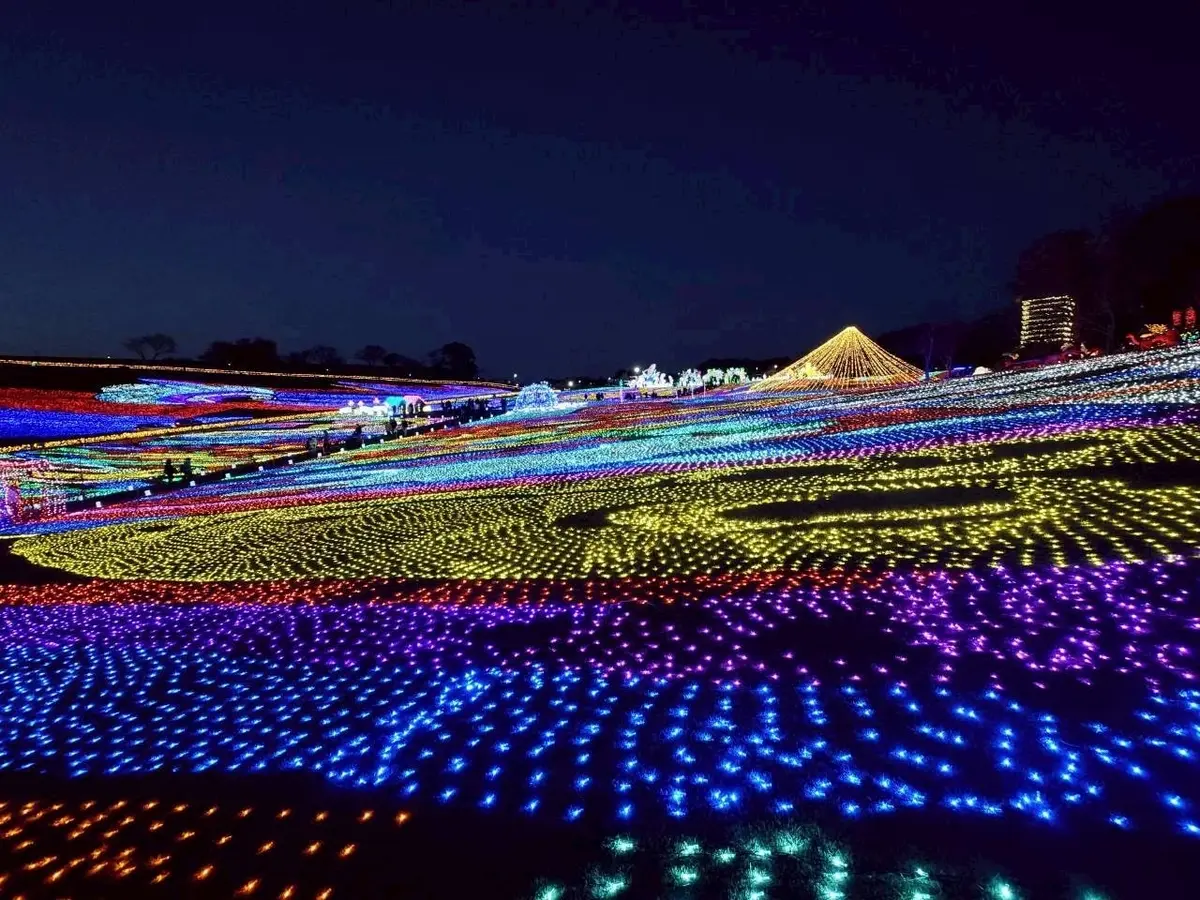 東京ドイツ村のウィンターイルミネーション