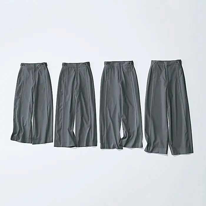 E by éclat 優美なセミワイドパンツ　サイズ34～40
￥23,100