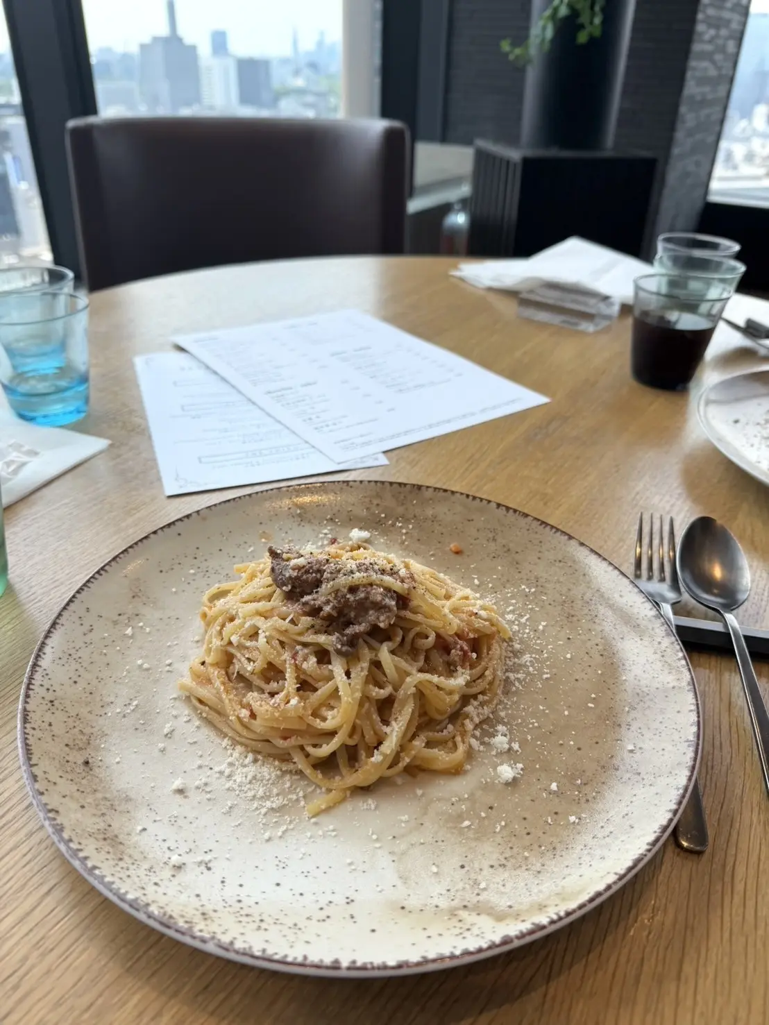 Good View Diningのパスタ