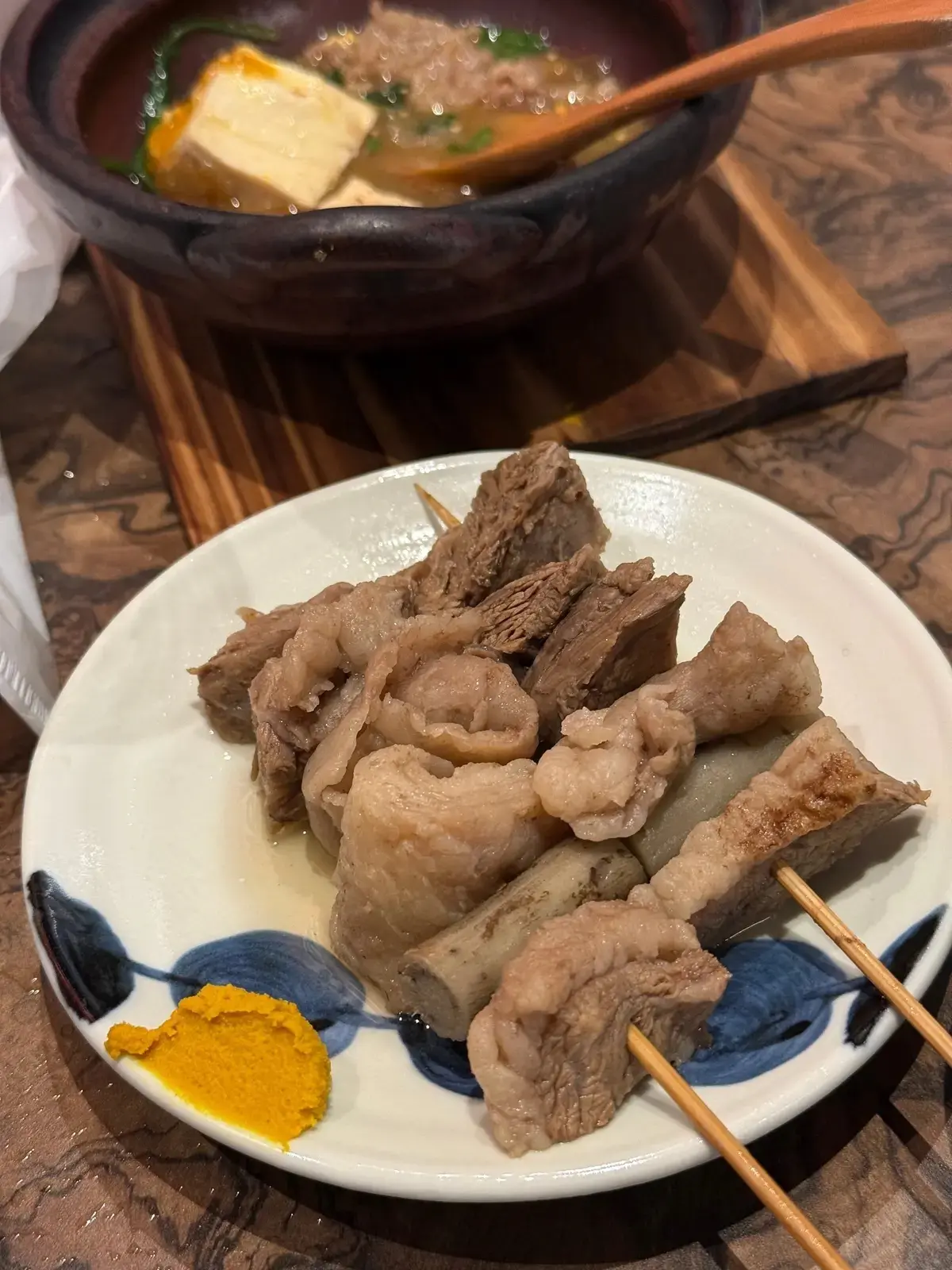 おでんとアジフライ