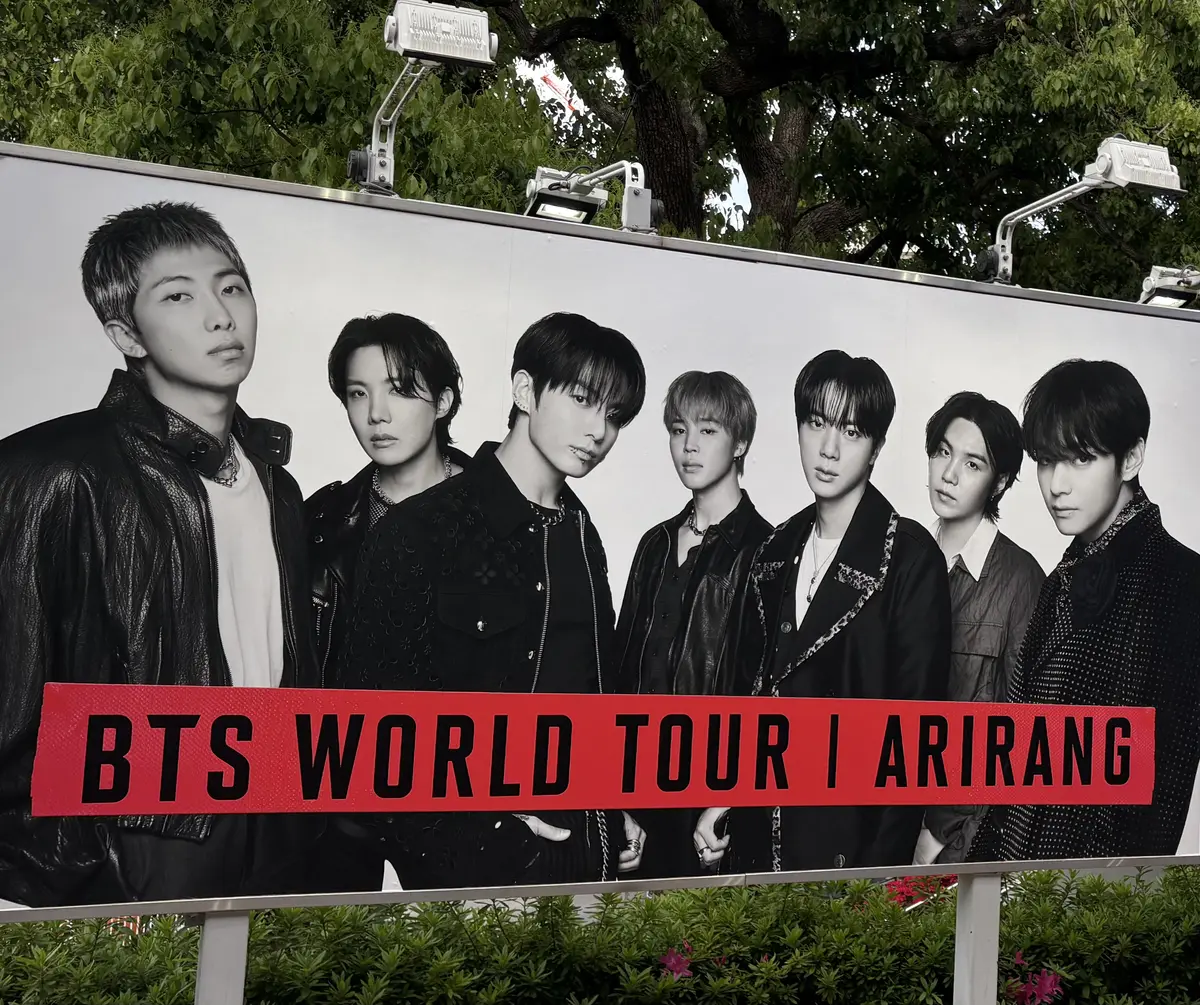 BTS WORLD TOUR ARIRANG ライブ　ポスター