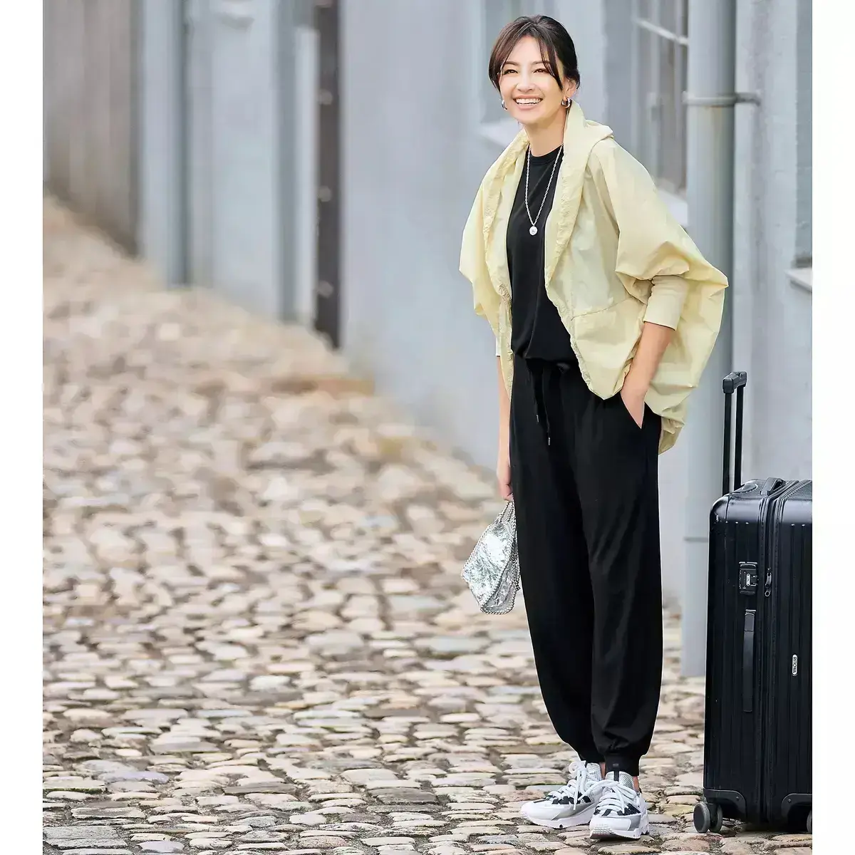 PLAIN PEOPLE×éclat 【別注】ソフトオールインワン 50代 3月 春ファッション