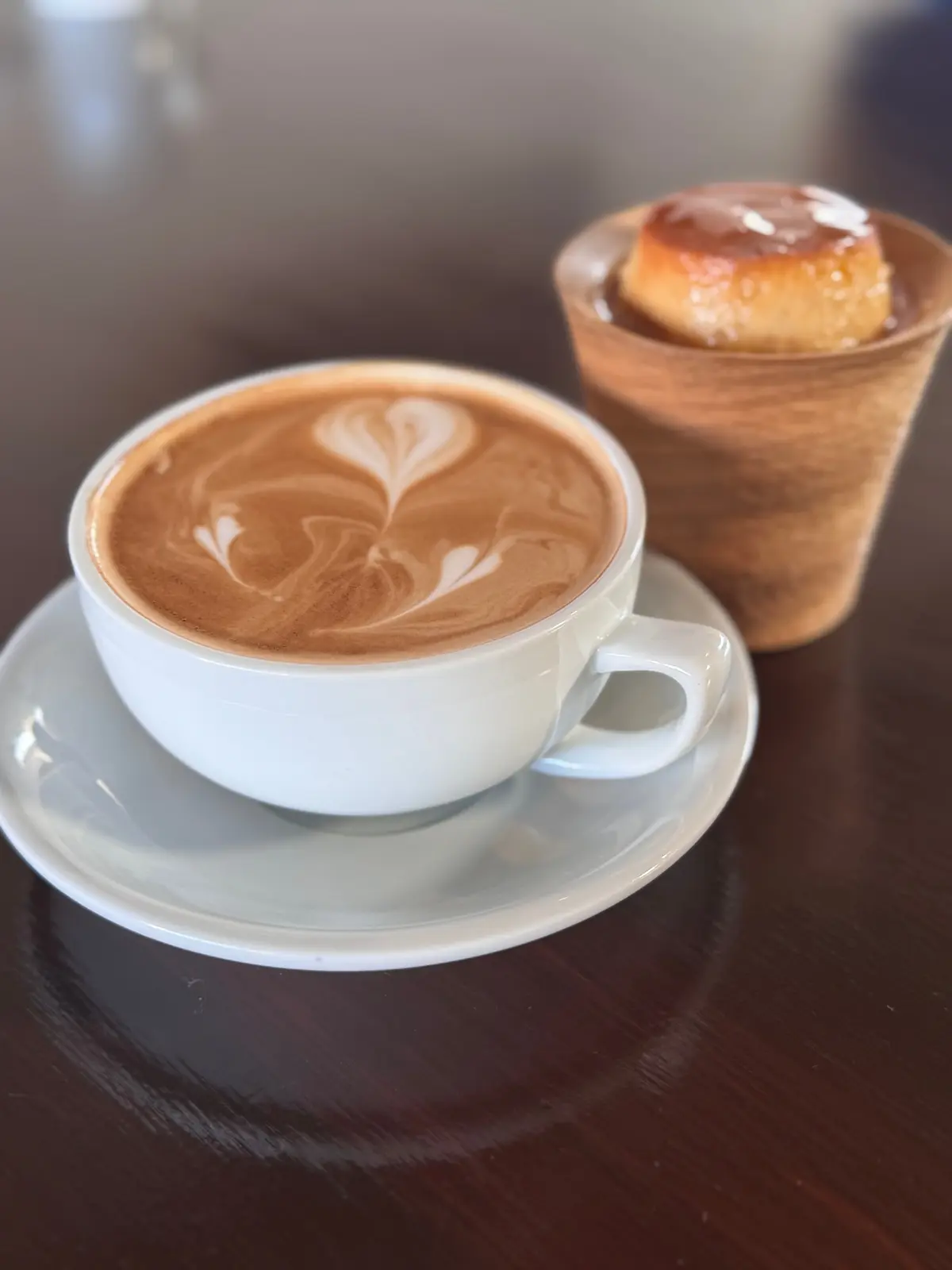 ブラジリアンプリンとコーヒー