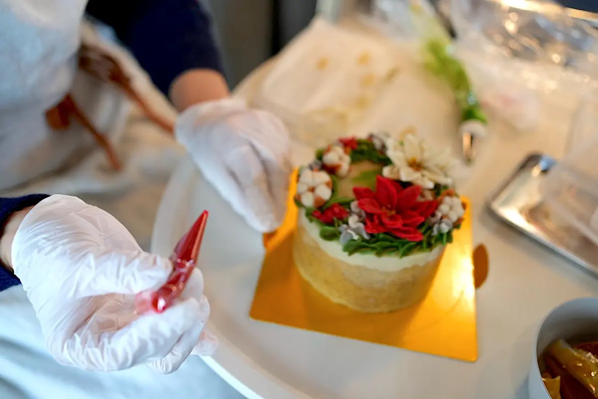 餡フラワーケーキ