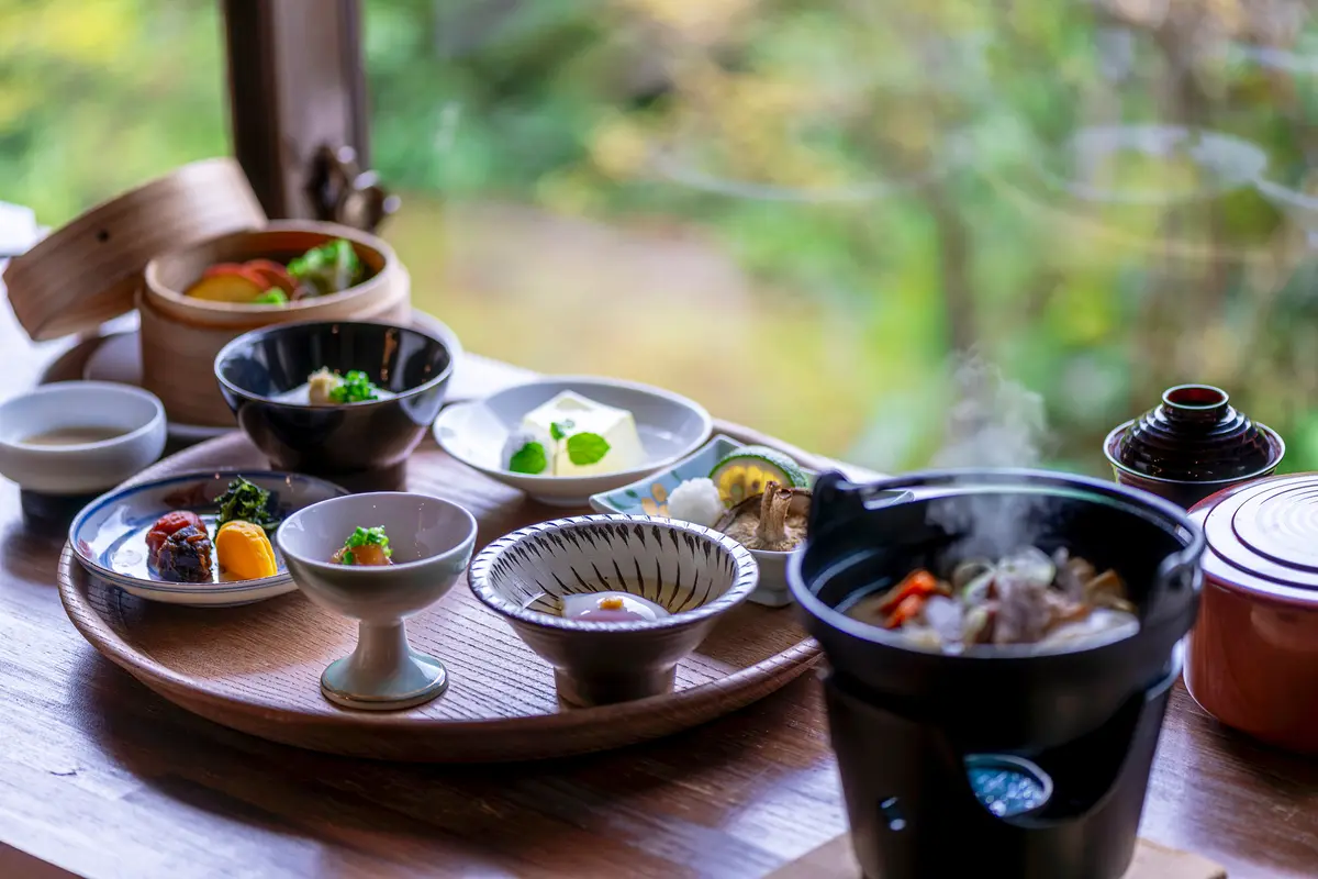 温泉　岡本屋 朝食 大分県 大人のひとり旅