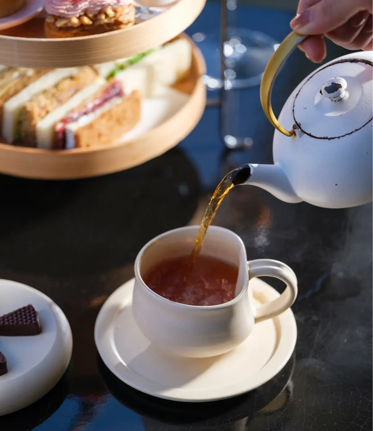 アフタヌーンティー　京都The Shinmonzen　Jean-Georges at The Shinmonzen　ドリンク