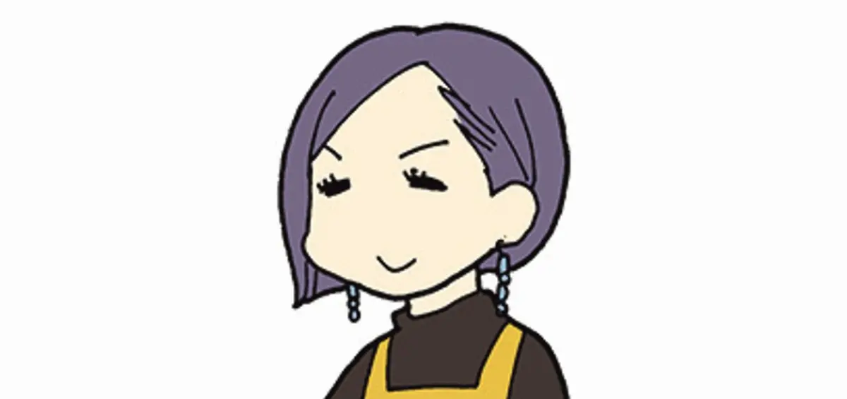 文筆家&料理研究家として活躍するツレヅレハナコさん アイコンイラスト