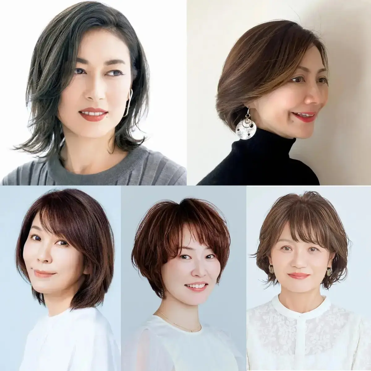 40代　50代　若見えヘアカタログ