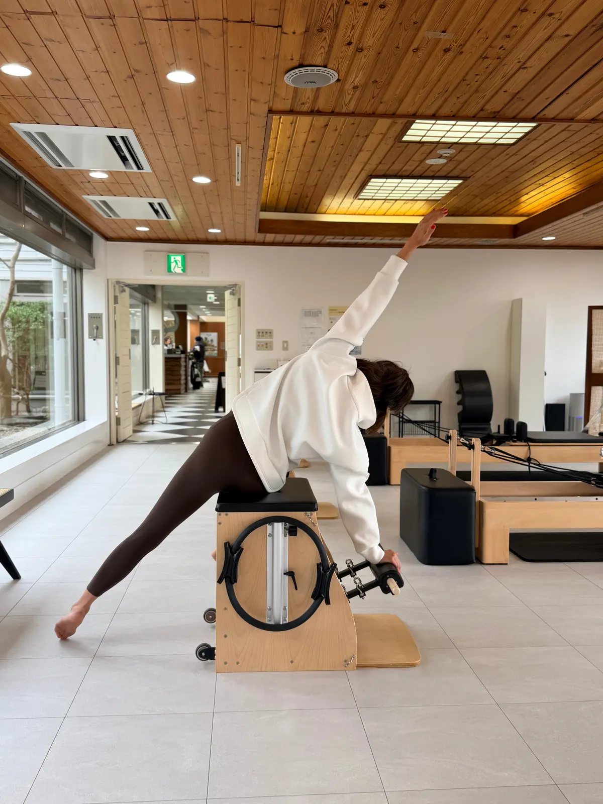 Pilates Studio eleven 七里ヶ浜　ゴルファー向けピラティス　レッスン風景　松井陽子