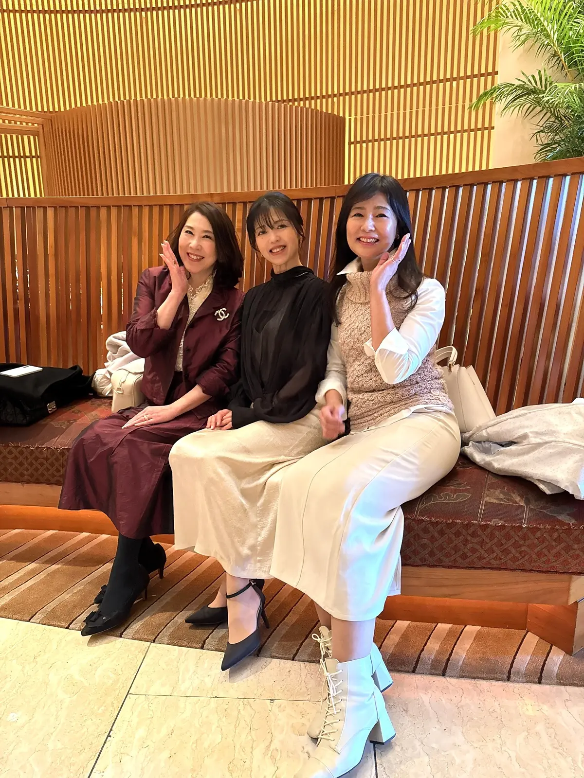 ザ・ペニンシュラロビーにて