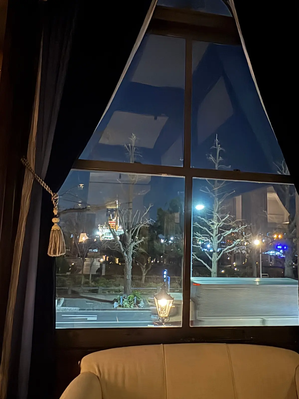 大階段をのぼると…  夜