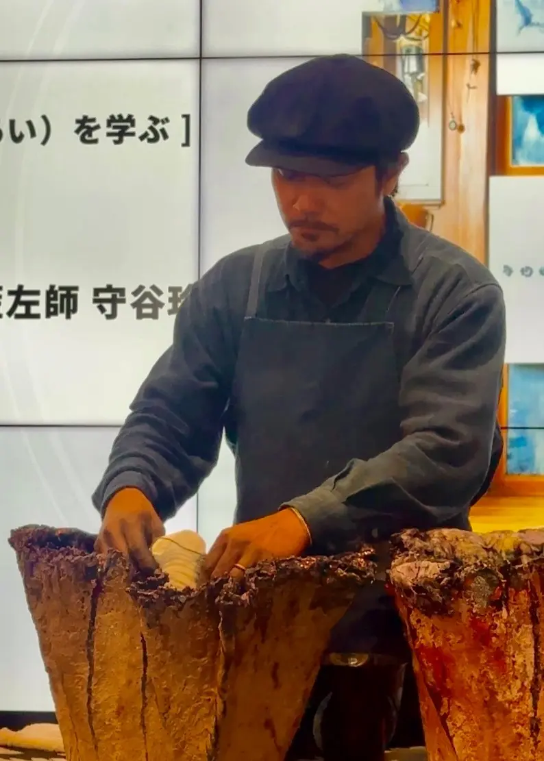 レクサスのワークショップで楽しむ伝統の藍の画像_5