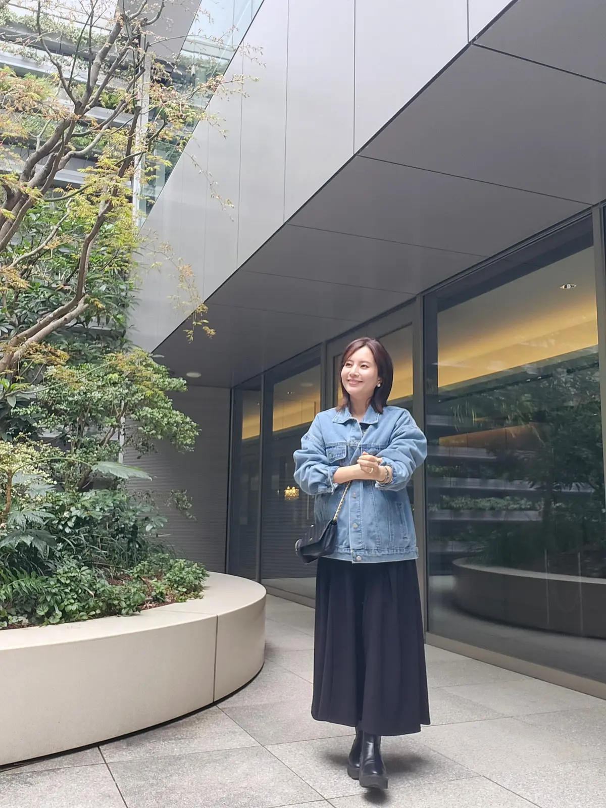 苺のミルフィーユ、GINZA SIX、銀座シックス、苺スイーツ、ラウンジ、マキシム・ド・パリ、老舗、銀座、40代ファッション、春ファッション、THE GRAND 47