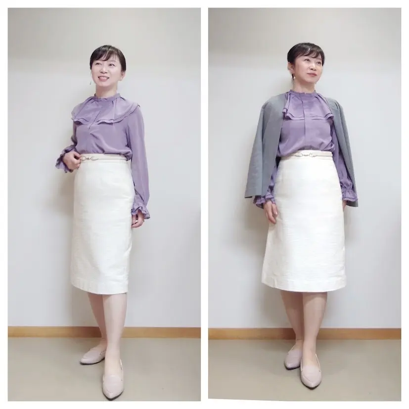 4月中旬。アラフィフ秘書お仕事毎日服の画像_1