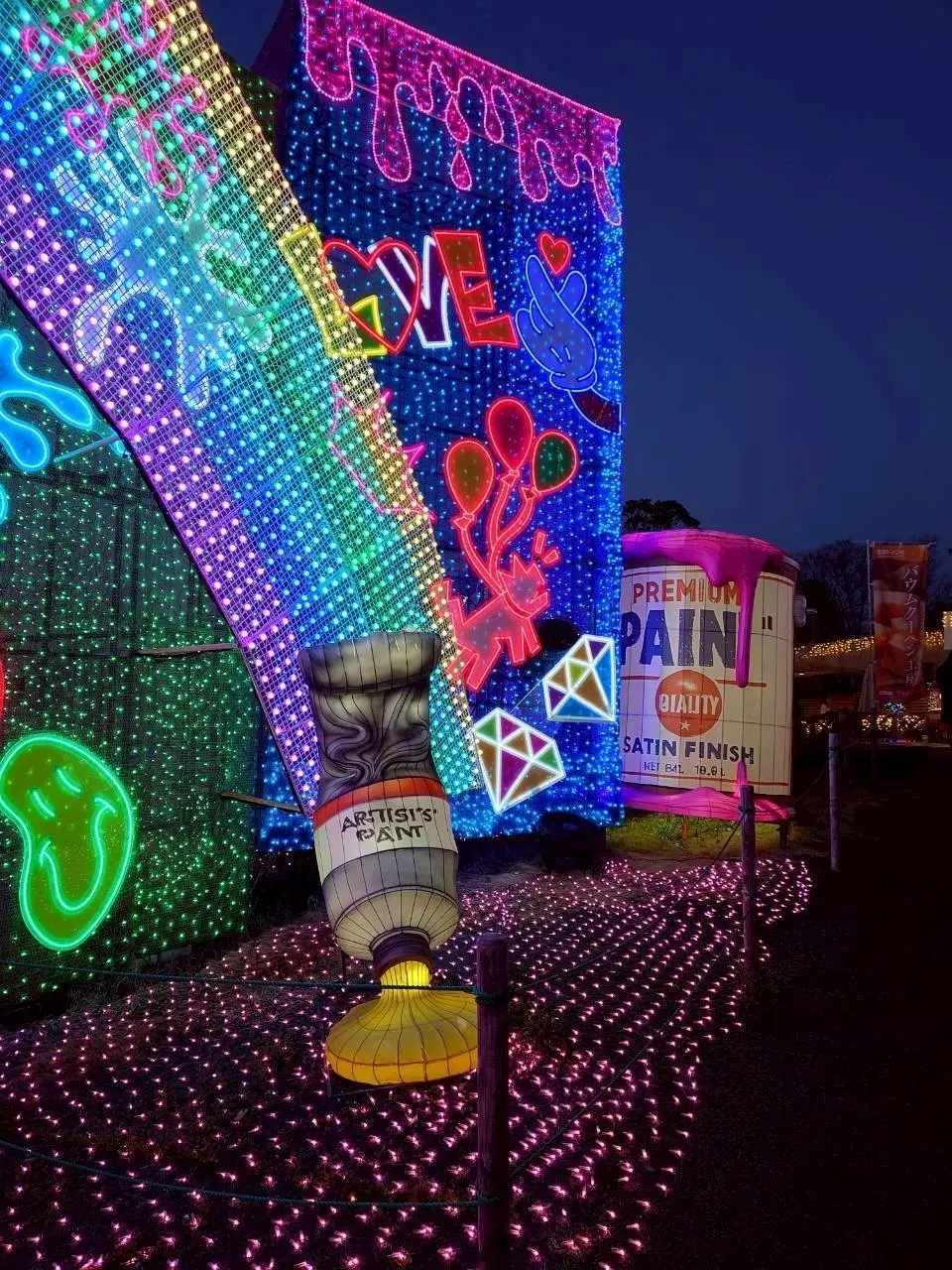 東京ドイツ村のウィンターイルミネーション