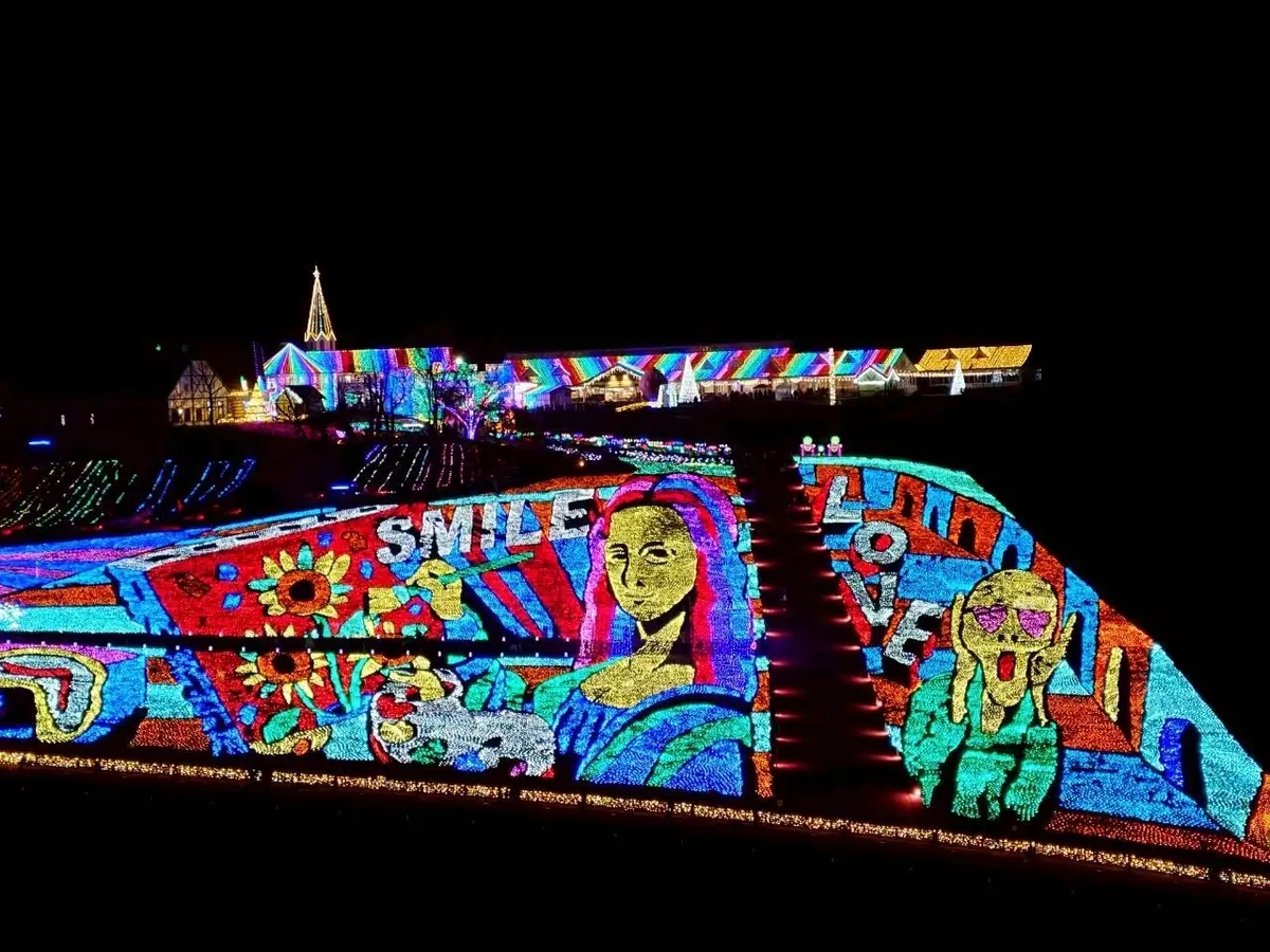 東京ドイツ村のウィンターイルミネーション