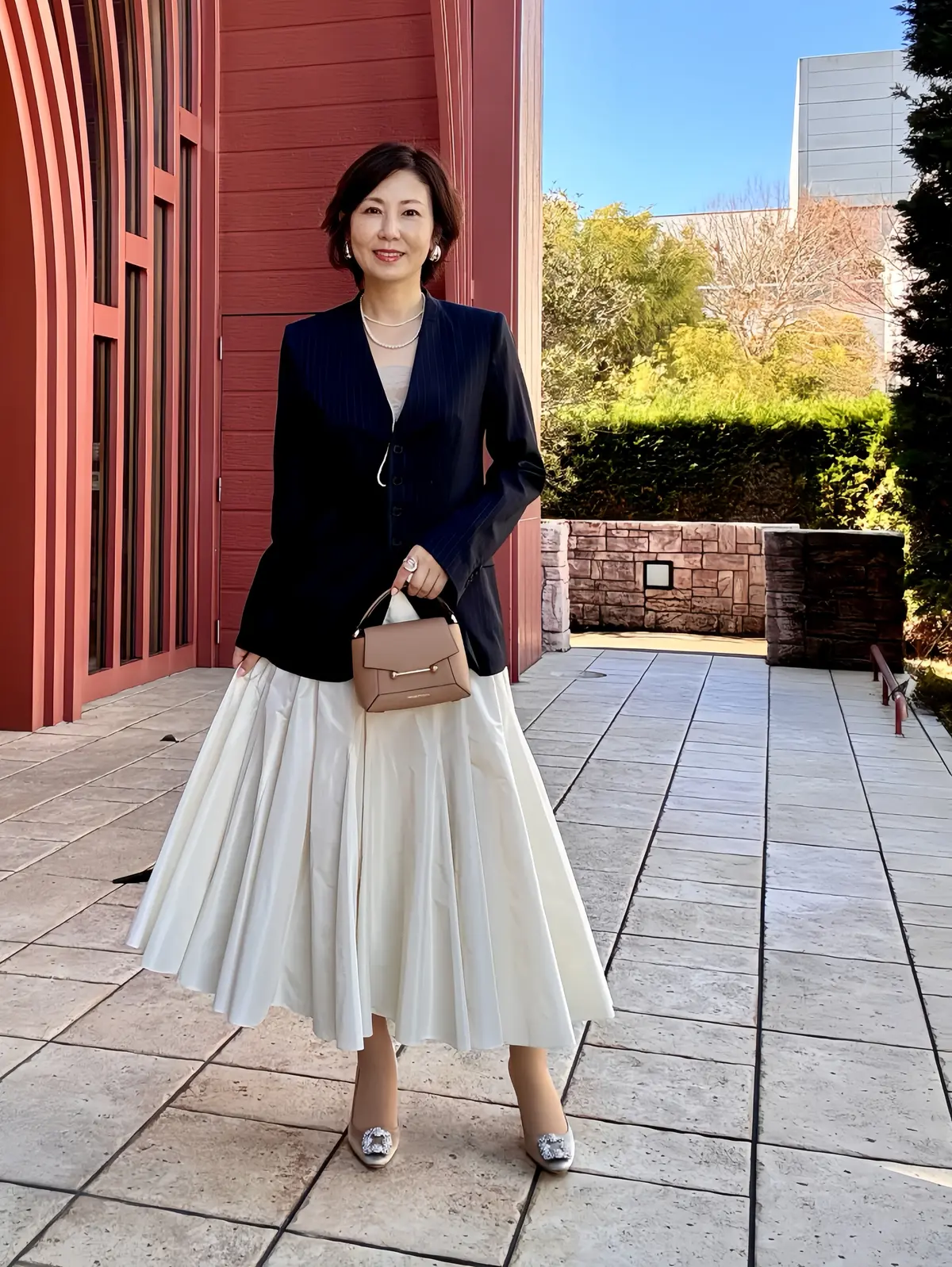 エクラ 華組　小林五月子さん　ジャケットコーデ