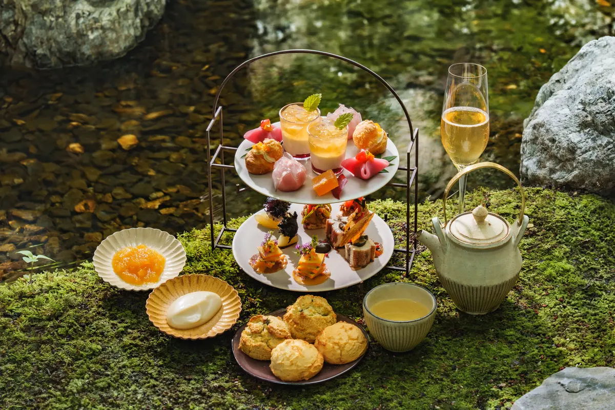 スパ＆ウェルネス　シックスセンシズ京都　アフタヌーンティー　大人のひとり旅