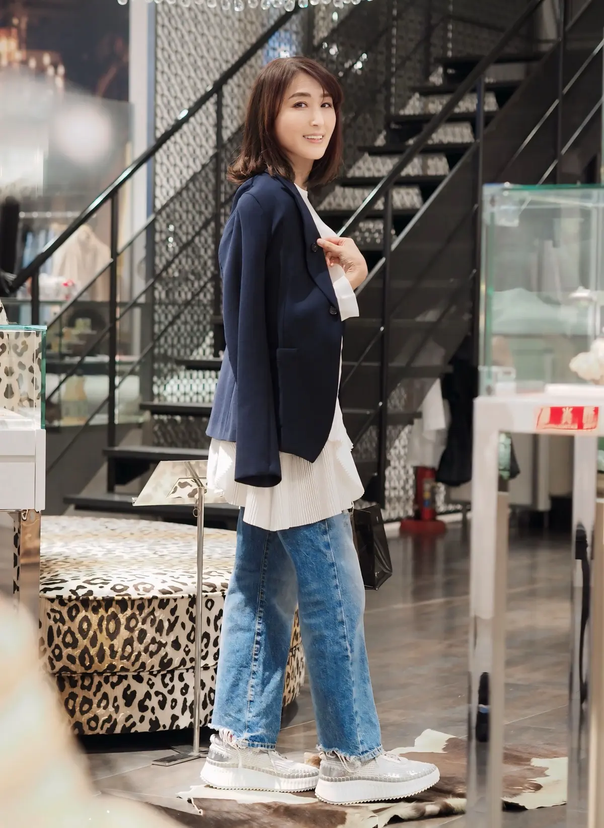 ネイビージャケット/SETCHU