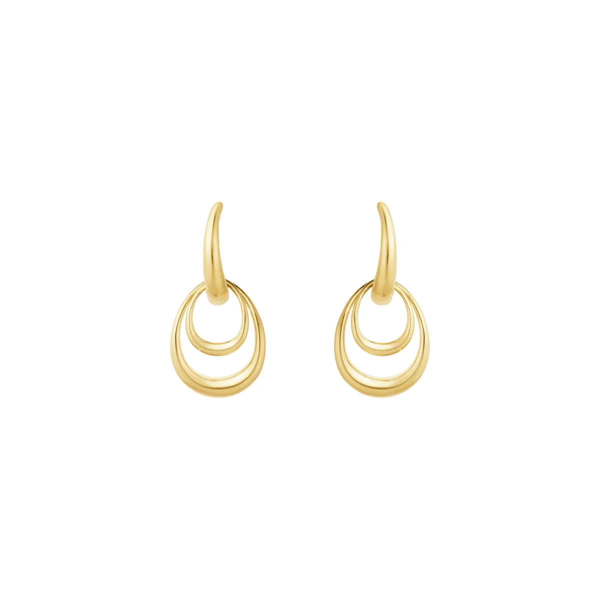 ジョージ ジェンセン ピアス「オフスプリング スモール」 ゴールド