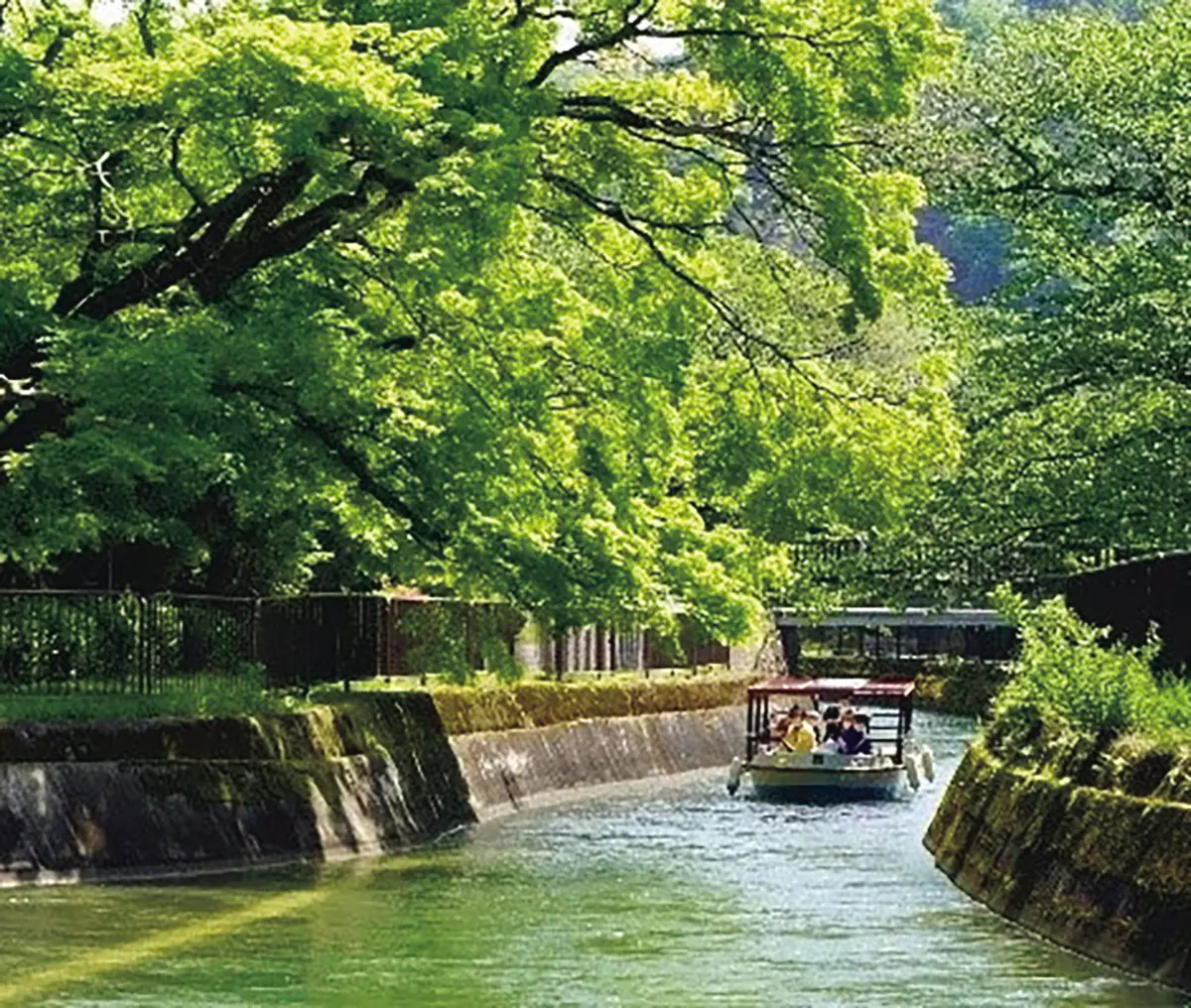水の道を移動する体験そのものが 特別。
