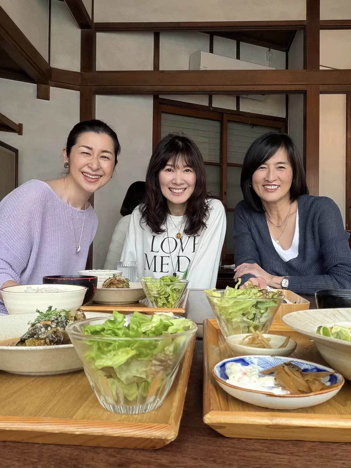 華組先輩とランチ　カフェ寛味堂　北千住