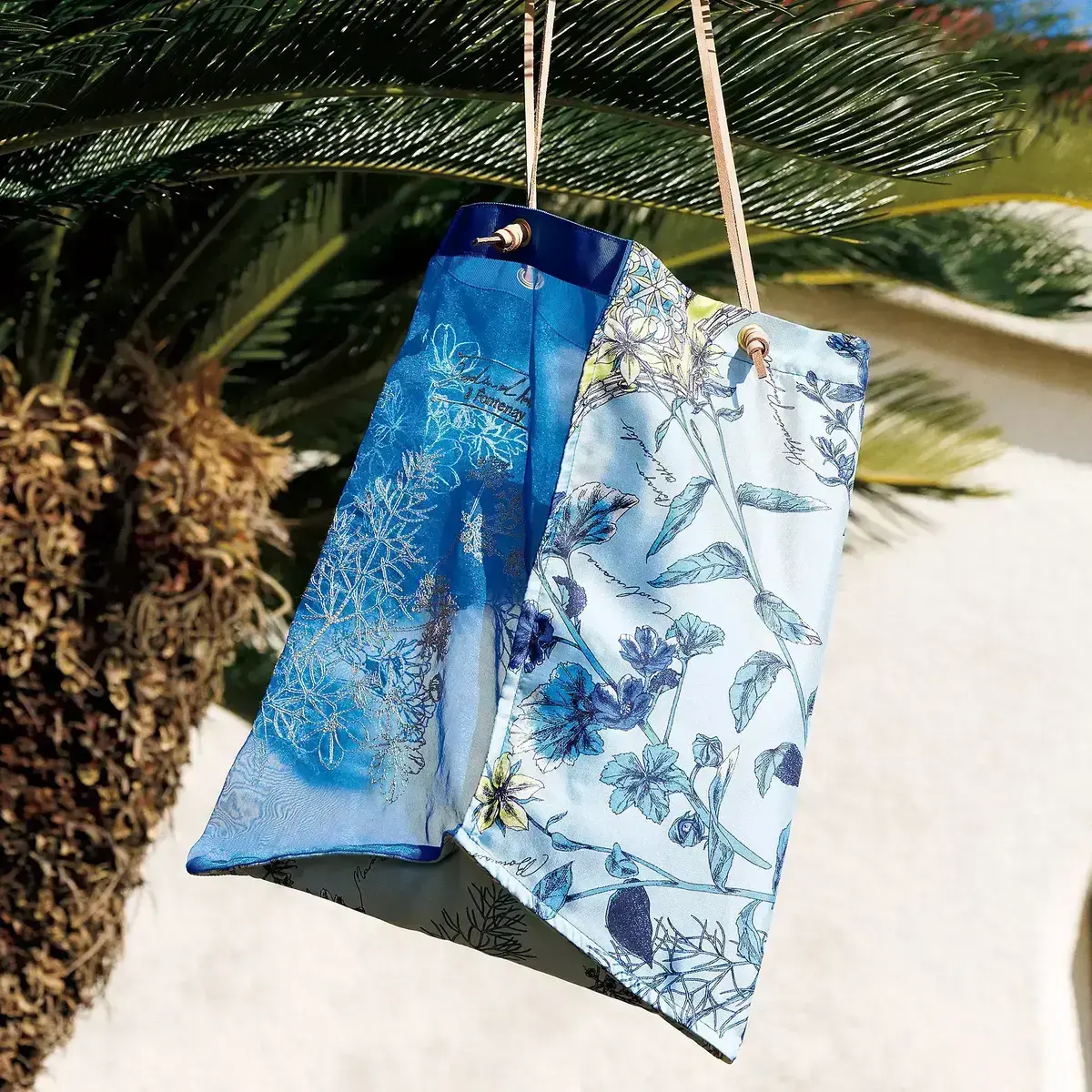 manipuri オーガンジー×シルクトートL